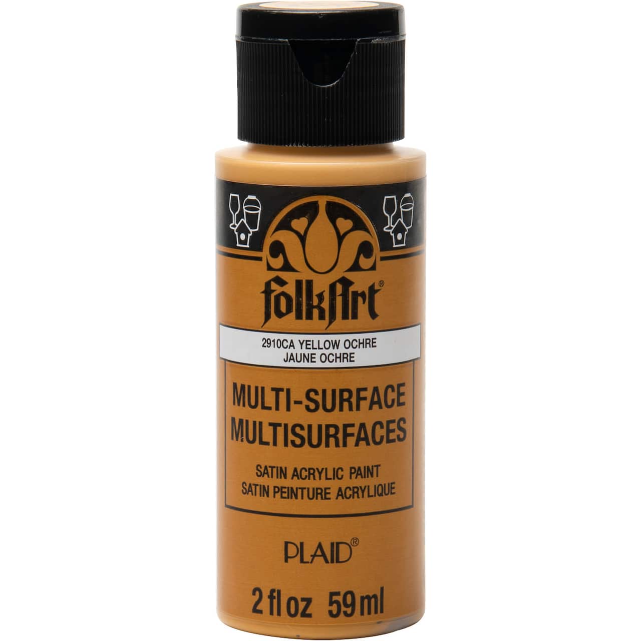 12 Pack: FolkArt® Multi-Surface Satin Acrylic Paint, 2oz.